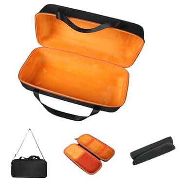 Tonguk Étui de rangement pour JBL PARTYBOX ON THE GO Haut-parleur Bluetooth sac de rangement boîte de rangement étui de protection portable (orange)