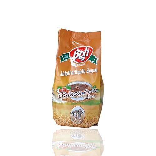 Bsissa aux Fruits secs de Tunisie - Préparation pour Bsissa Tunisienne 500gr - Crème à Base de blé, d'orge et de Fruits Secs - BGH - SOUK ORIENTAL