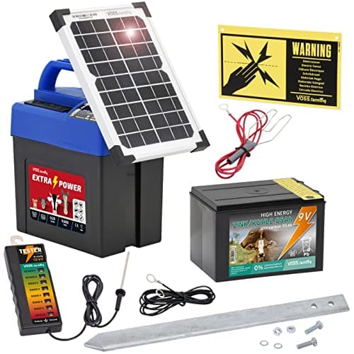 9V Electrificateur de clôture, "Extra Power 9V" SOLAR Set, CLOTURE ELECTRIFICATEUR