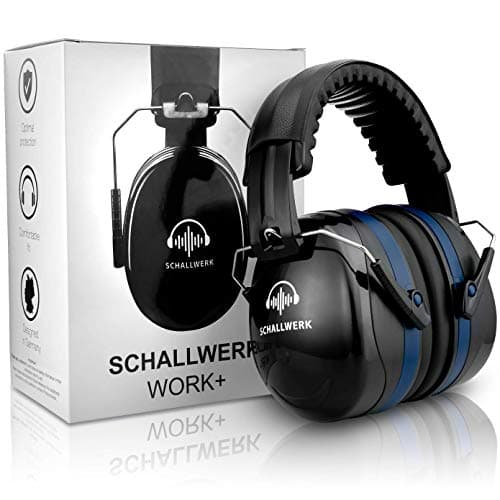 Schallwerk ® Work+ protection auditive de travail – taille des casque anti bruit ajustables – atténue le bruit et protège l'audition – idéal pour le travail et la vie quotidienne