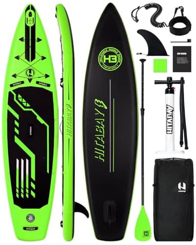 Stand Up Paddle Board Gonflable Adulte avec Accessoires Complet Sup Table Max.150 kg Sup Gonflable pour Débutants et Professionnels