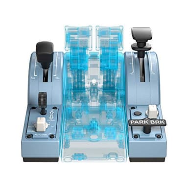 Thrustmaster TCA Quadrant Add-On Airbus Edition - Commandes réalistes des volets, spoilers et freins pour PC