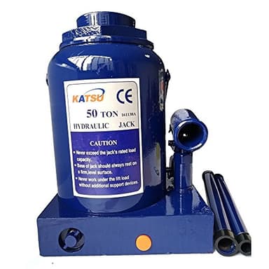 KATSU Bouteille Hydraulique 50 Tonnes Bouteille Cric de Levage Robuste pour Petits ou Grands Véhicules 161138A