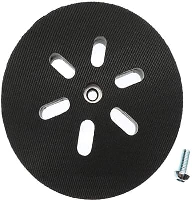 Patin de Ponçage de 150 mm, Plateau Ponceuse, Accessoire pour Ponceuses Bosch Gekufa avec Crochet et Boucle de Rechange