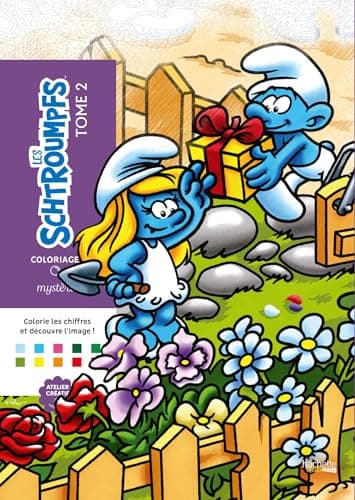 Coloriages mystères - Schtroumpfs Tome 2