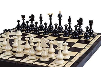 Master of Chess Posh & Stylish Outlander Wooden Chess Set Large 46cm /18in