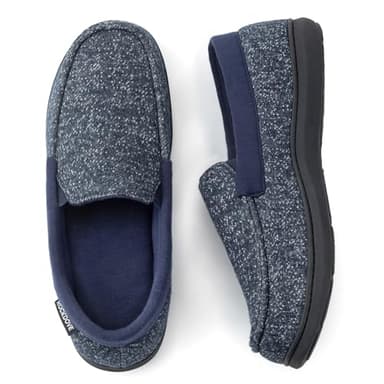 RockDove Pantoufles Mocassins SILVADUR en tissu anti-odeurs pour homme, Marin, 43 EU