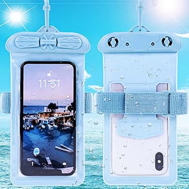 Vaxson Coque Bleu, Compatible avec Sonim XP8, Pochettes Étanches Housse étui Waterproof Case [Pas en Protecteur d'écran ]