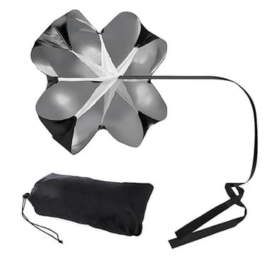 SHSHbuy Parachute de Résistance,56 Vitesse Formation Running Parapluie avec Sangle Réglable pour Améliorer Force de Endurance Football Athlétisme Entrainement à la Vitesse