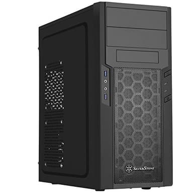 SilverStone SST-PS13B - Boîtier PC silencieux moyen tour Precision ATX, noir