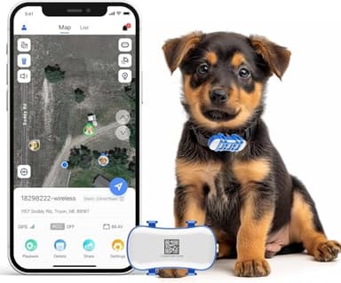 GPS PET Tracker GPS Dog Tracker 4G suivi par satellite en temps réel, plusieurs alertes intelligentes, moniteur d'activité entièrement étanche pour chat et chien, portée illimitée, rappel vocal à dist