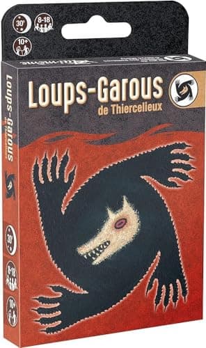 LOUPS GAROUS DE THIERCELIEUX - Nouvelle Édition de Base - Jeu de Société de Bluff pour Adultes et Enfants dès 10 ans - Jeu d'Ambiance de 8 à 18 joueurs - Jeu de Rôles en Version Française - 30 min