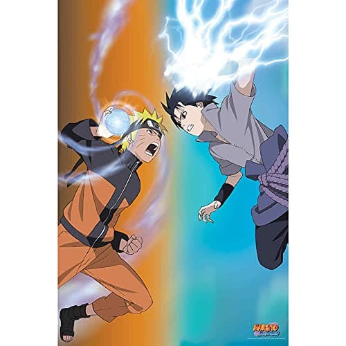 ABYSTYLE - NARUTO SHIPPUDEN Poster Naruto vs Sasuke (91,5 x 61 cm)