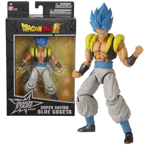Bandai - Dragon Ball Super - Figurine Dragon Stars 17 cm - Super Saiyan Blue Gogeta - Figurine d'action articulée - Licence Officielle Dragon Ball - Jouet Enfant 4 Ans et + - 36187
