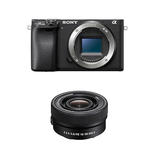 Sony Alpha 6400 | Appareil Photo Numérique Hybride APS-C avec 16-50mm Objectif (24,2 MP, AF en 0.02s, Suivi des Yeux, 4K HLG, Ecran Selfie Vlogging)