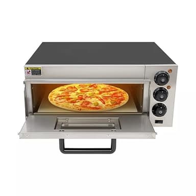 Four à pizza pour l'intérieur, four à pizza électrique pour le plan de travail, four à pizza commercial 2000 W, pour les restaurants, les boulangeries et les snacks ainsi que pour un usage domestique.