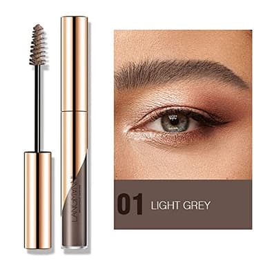 Gel à sourcils, teinture pour sourcils, teinture des sourcils, gel semi-permanent pour tatouage des sourcils, imperméable à l'eau, résistant à la transpiration, séchage rapide, gel à sourcils (gris