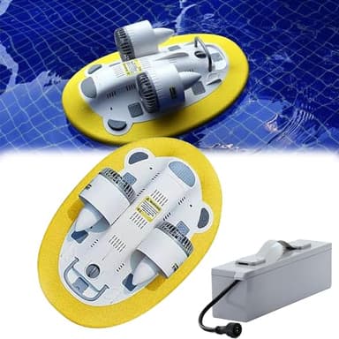 RayGenius Scooter éLectrique sous-Marin 300w 60 Minutes Equipement De PlongéE sous-Marine Piscine Enfants Adultes Scooter De Mer,BatteryX2