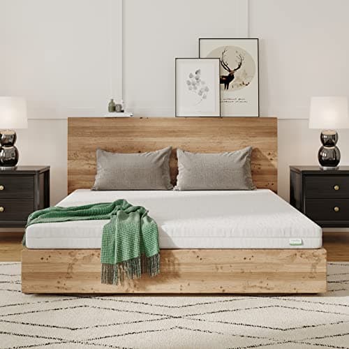 Novilla Matelas en Mousse 80x200, Matelas Amovible à 7 Zones de Confort, Réversible Été/Hiver, Respirable, Hauteur 16 cm