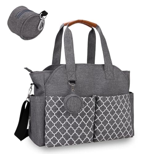 Bizcasa Sac à Langer pour Bébé, 13 poches, Rangements multiples, Sac de Maternité, Sac à Couches de Voyage avec Bandoulière, Grande Capacité pour Maman et Papa