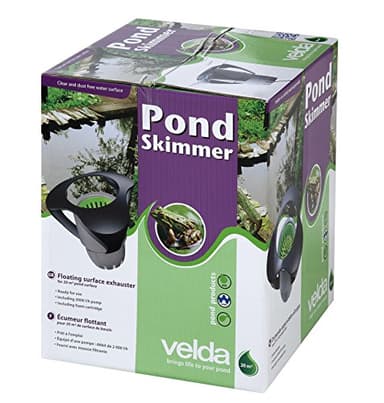 Velda, Skimmer flottant pour bassin de jardin, pompe intégrée, Pond Skimmer 20m2, 126450