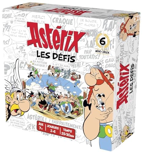 Topi Games | Jeu Astérix | Les Défis | Jeu de Société Amusant et Stratégique | Licence Officielle | Affrontez Vos Amis | Inspirés de la BD | Jeu de Plateau | 2 à 6 Joueurs | Idée Cadeau 7 Ans+