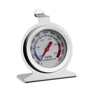 Thermomètre de Four,300 ℃/ 600 ℉ Thermomètre pour Cuisson de Cuisine Alimentaire, Acier Inoxydable Thermomètre pour Four à Bois Four à Pain Patisserie