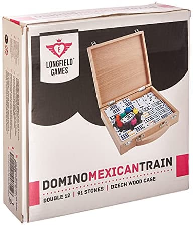 Weible Spiele- Domino, entraînement Mexicain, Train Tabletop_Game, 04394