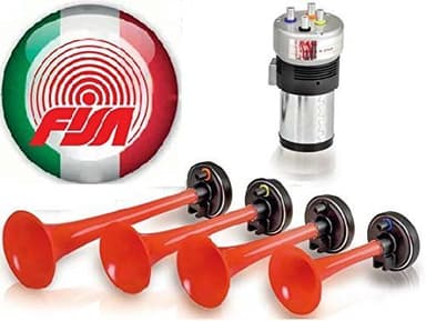 FISA Fanfare Marche Nuptiale 4-Klang Fanfare 12V pour Voiture de Mariage