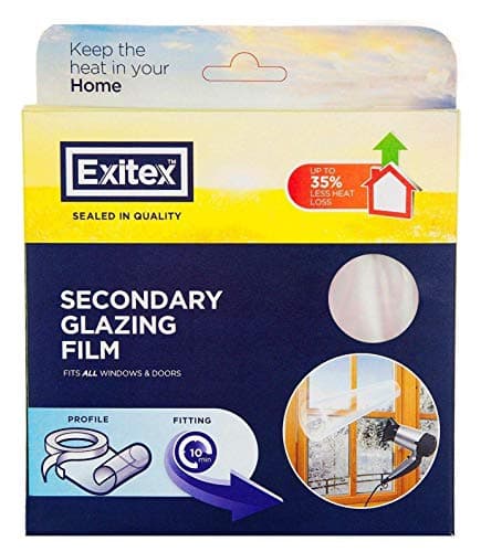 Exitex Film Isolant Vitrage Transparent 4,5 m² (3 m x 1,5 m) IGF 4.5m2