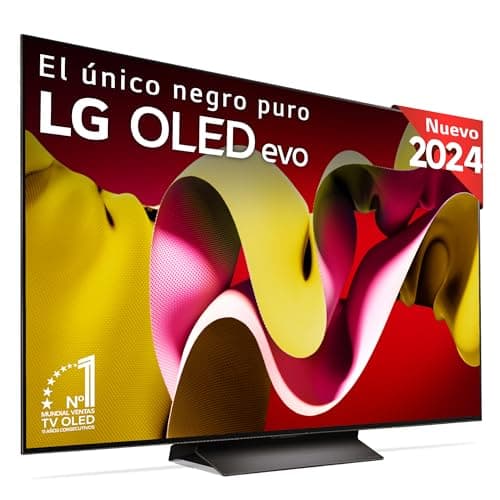 LG OLED77C44LA, 77", OLED 4K, Série C4, 3840 x 2160, Smart TV, WebOS24, Processeur A9, Dolby Vision, Dolby Atmos, TV Gaming, 144 Hz, AMD FreeSync, Noir