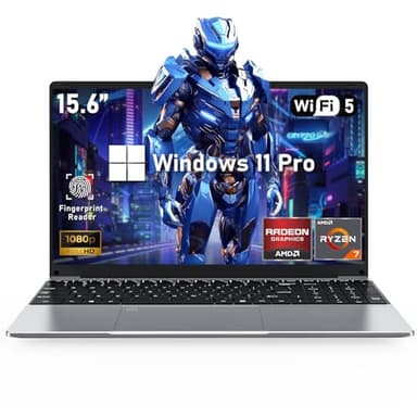 NIAKUN 15.6 Pouces Ordinateur Portable Gaming, 16GB RAM 1T SSD Portable Gamer, Gaming Laptop Backlit Keyboard, AMD Ryzen 7 5700U 8C/16T Processor (up to 4.3Ghz), FHD 1920x1080, 6000mAh, Type-C