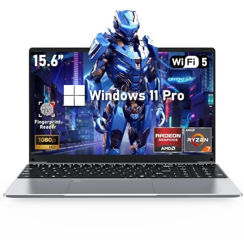 NIAKUN 15.6 Pouces Ordinateur Portable Gaming, 16GB RAM 1T SSD Portable Gamer, Gaming Laptop Backlit Keyboard, AMD Ryzen 7 5700U 8C/16T Processor (up to 4.3Ghz), FHD 1920x1080, 6000mAh, Type-C