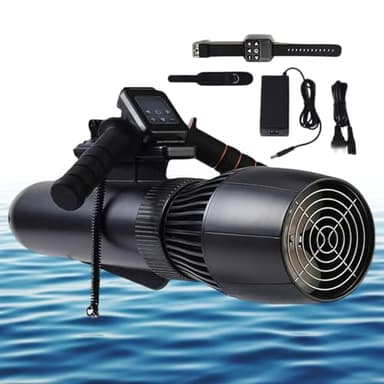 pealiritansemen Scooter sous-Marin pour La Plongée en Apnée, Scooters De Mer avec Poignée De Plongée, Durée D'utilisation De 40 À 130 Min, Équipement De Natation pour Sports Nautiques pour Adultes