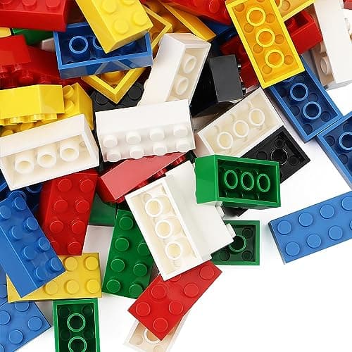 Etarnfly Lot de 200 blocs de construction classiques 2 x 4, compatibles avec toutes les marques, jouets éducatifs créatifs, cadeau pour garçons et filles