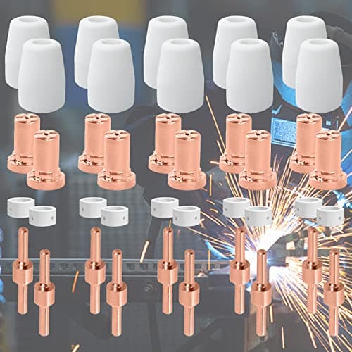 Decoupeur Plasma Parkside Buse Consommables Parkside Tip Buse Plasma Decoupe Electrode Tip Buse Consommable pour Cut 30 40 50 (40)