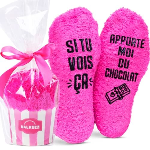 Chaussettes Fantaisie Rigolotes. Idée Cadeau Drôle Humoristique. Anniversaire, Noël, Saint- Valentin, Fête Des Mères. Jeune Maman, Amie, Sœur, Collègue, Femme Enceinte