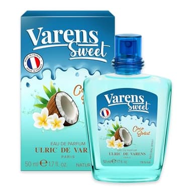 ULRIC DE VARENS - Eau de Parfum Varens Sweet Coco Soleil - Floriental - Parfum Femme - Vaporisateur - Made in France - 50 ml