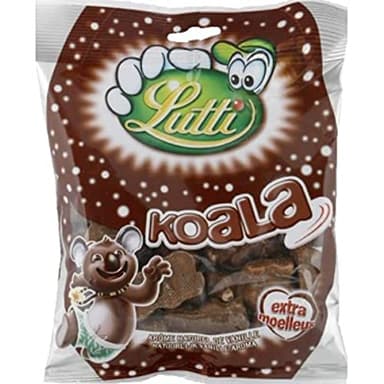 Lutti Guimauves Koala chocolat au lait, extra moëlleux - Le sachet de 185g