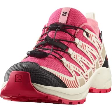 Salomon XA Pro V8, imperméable Junior, Rouge/Va, Chaussures de randonnée polyvalentes pour Le Confort, idéales pour Les randonnées et Le Trail Running Lors d'aventures en Plein air. 3.9