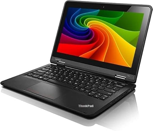 Lenovo Ordinateur portable professionnel ThinkPad Yoga 11e G3 Celeron N3150U 4 Go 128 Go SSD 1366 x 768 Écran tactile Windows 11 Pro (reconditionné)