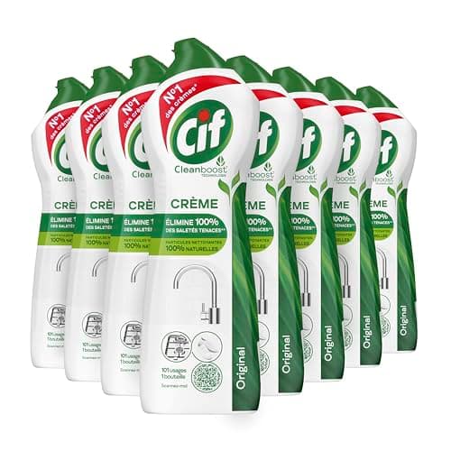 CIF Nettoyant liquide abrasif white, Le flacon de 750ml