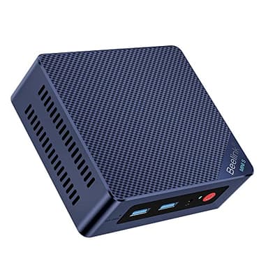 Beelink Mini S12 Pro Mini PC, Mini Ordinateur de Bureau avec Alder Lake-N N100, 16 Go DDR4 + 500 Go M.2 2280 SATA3 SSD, WIFI6, Double HDMI, Double écran, 1000 Mbps, BT 5.2