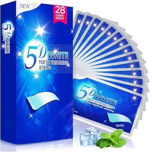 Blanchiment Dentaire, 28 Bande Blanchiment Dentaire 14 Ensembles Blanchisseur de Dents pour le Blanchiment des Dents Kit de Blanchiment des Dents-Blanchiment Dentaire Blanchiment Des Dents