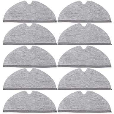 Lot de 10 Chiffons de Nettoyage à Couverture complète pour aspirateur pour Xiaomi pour Roborock S4/S5/S50/S51/S55/S5 Max, S6 Pure/S6 Max/S6 MaxV, Q8 Max/Q8 Max+, Q5 Pro/Q5 Pro+, Q7/Q7+/Q7 Max/Q7 Max+