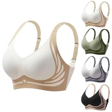 Générique Sports Bra Push-up Femme Blanc L