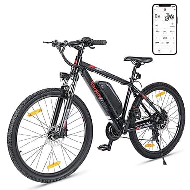 Eleglide Mopride 2 Vélo électrique Homme Femme, VTT électrique 27.5''/29", Vélo Électrique en Montagne pour Adulte, Batterie Amovible 36V 15Ah, 21 Vitesses, Autonomie 125km (Pouces, 27.5)