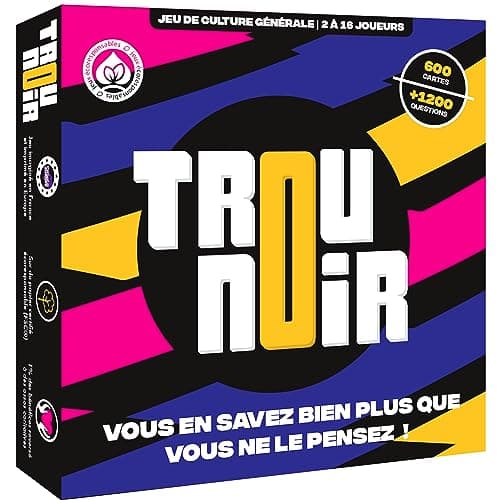 ATM Gaming Trou Noir - Jeu de Societe - Jeu d'ambiance et de Stratégie - Quiz Culture Générale Entre Amis ou en Famille - Jeu de Société Adulte - Jeu de Cartes dès 14 Ans