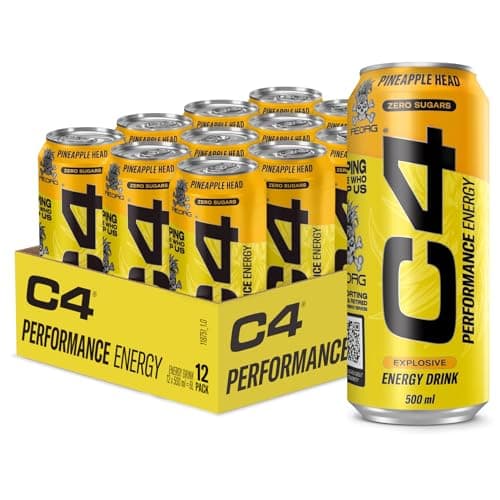 Cellucor C4 Performance Energy, Pineapple Head - 12 x 500 ml.