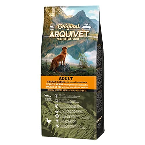 ARQUIVET Original Adult - Croquettes pour chiens adultes poulet et riz 12 Kg - nourriture sèche - toutes les races - ingrédients naturels